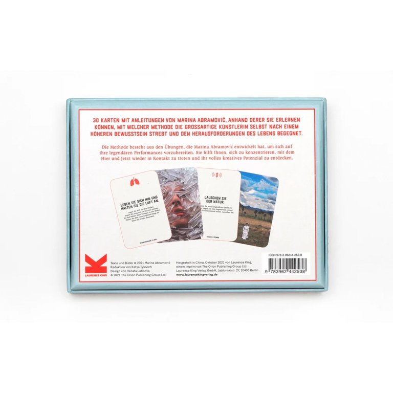 Laurence King Verlag Marina Abramovic Methode