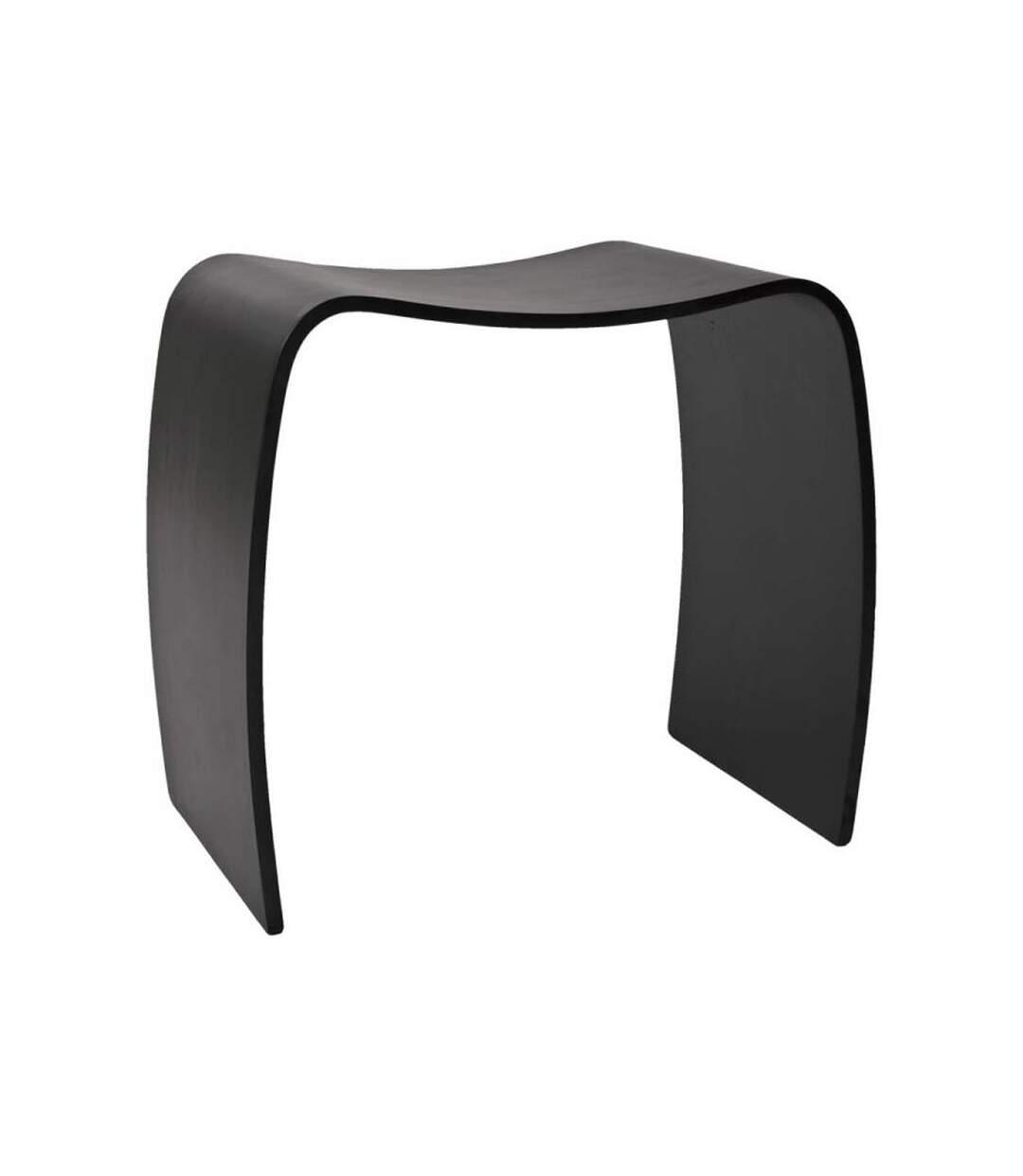 Paris Prix - Tabouret Design oméga 47cm Noir