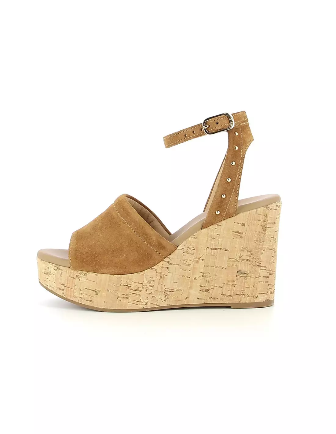 NEROGIARDINI E307663D - Sandales & nu-pieds Velourtobacco
