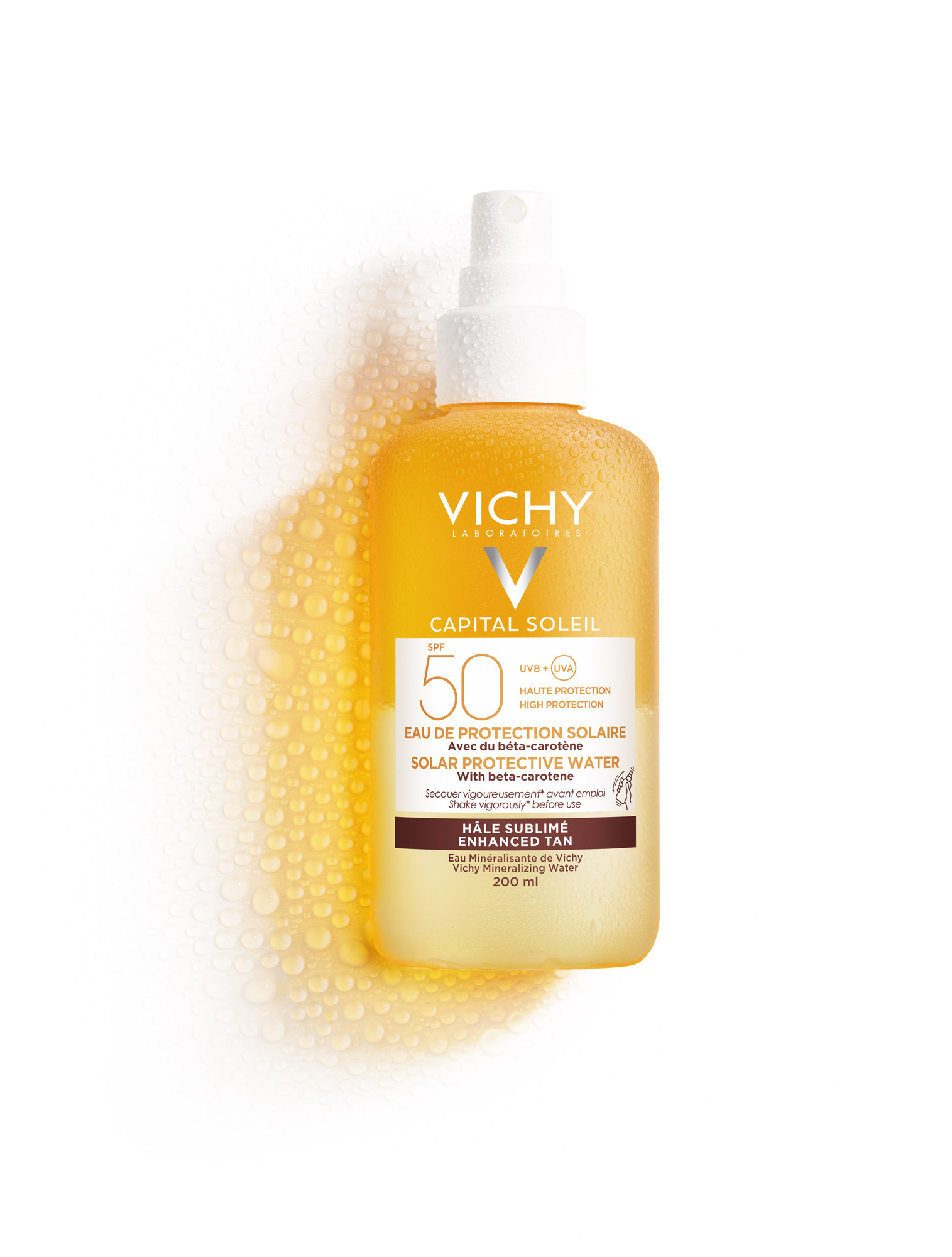 Vichy Capital Soleil Frische Spray Spray bronzante LSF50 Fl 200 ml