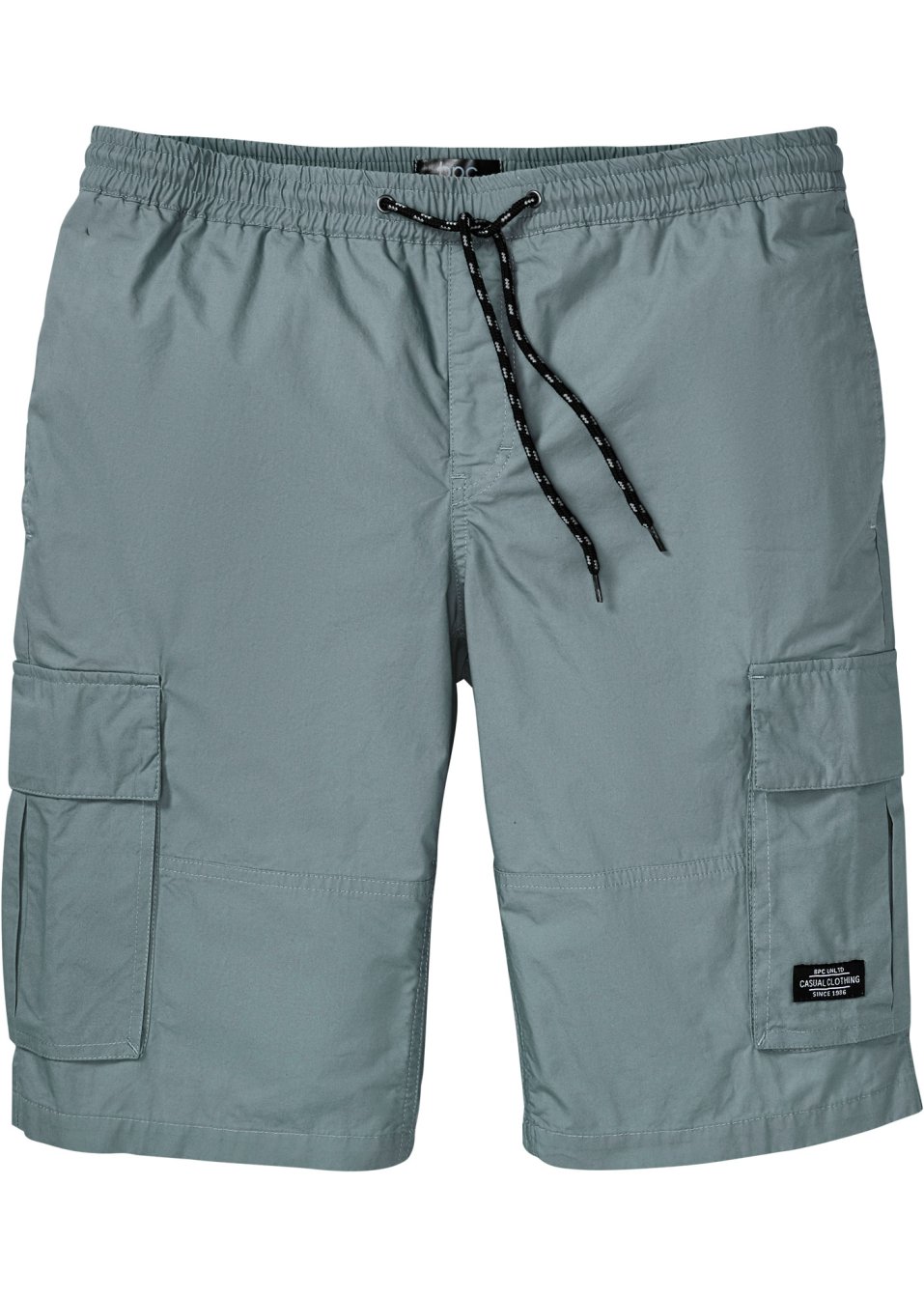 Bermuda cargo confort pour le ventre avec taille extensible, Regular Fit