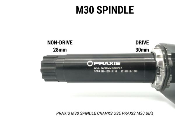 Praxis Works M30 MTB Krankboks, 73mm