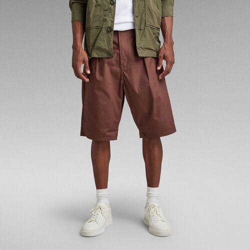 G-Star Raw - D21458 D387 WORKER SHORT CHINO-C964 BROWN STONE Marrón