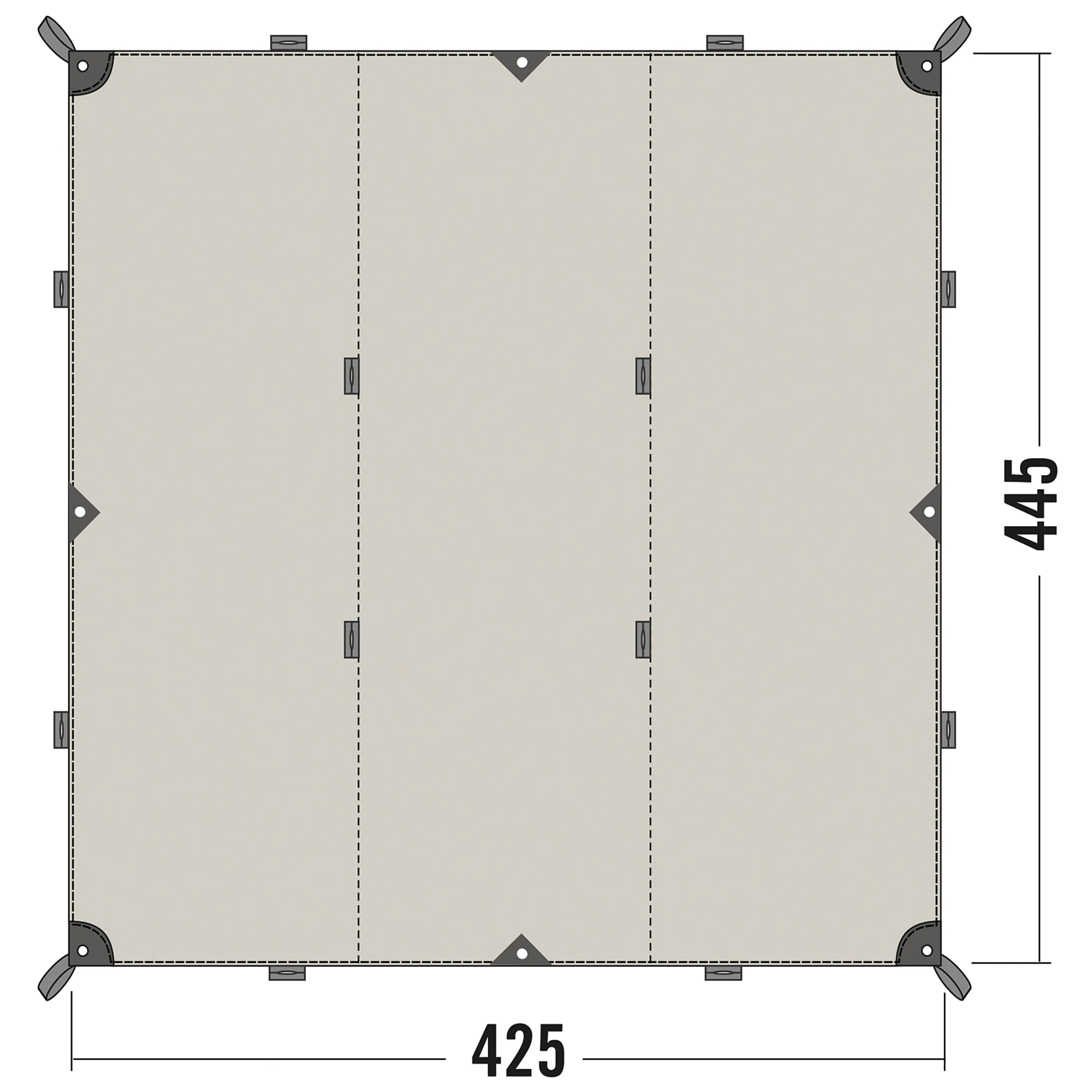 Tatonka -  Tatonka Sonnensegel Tarp 1 TC sand beige
