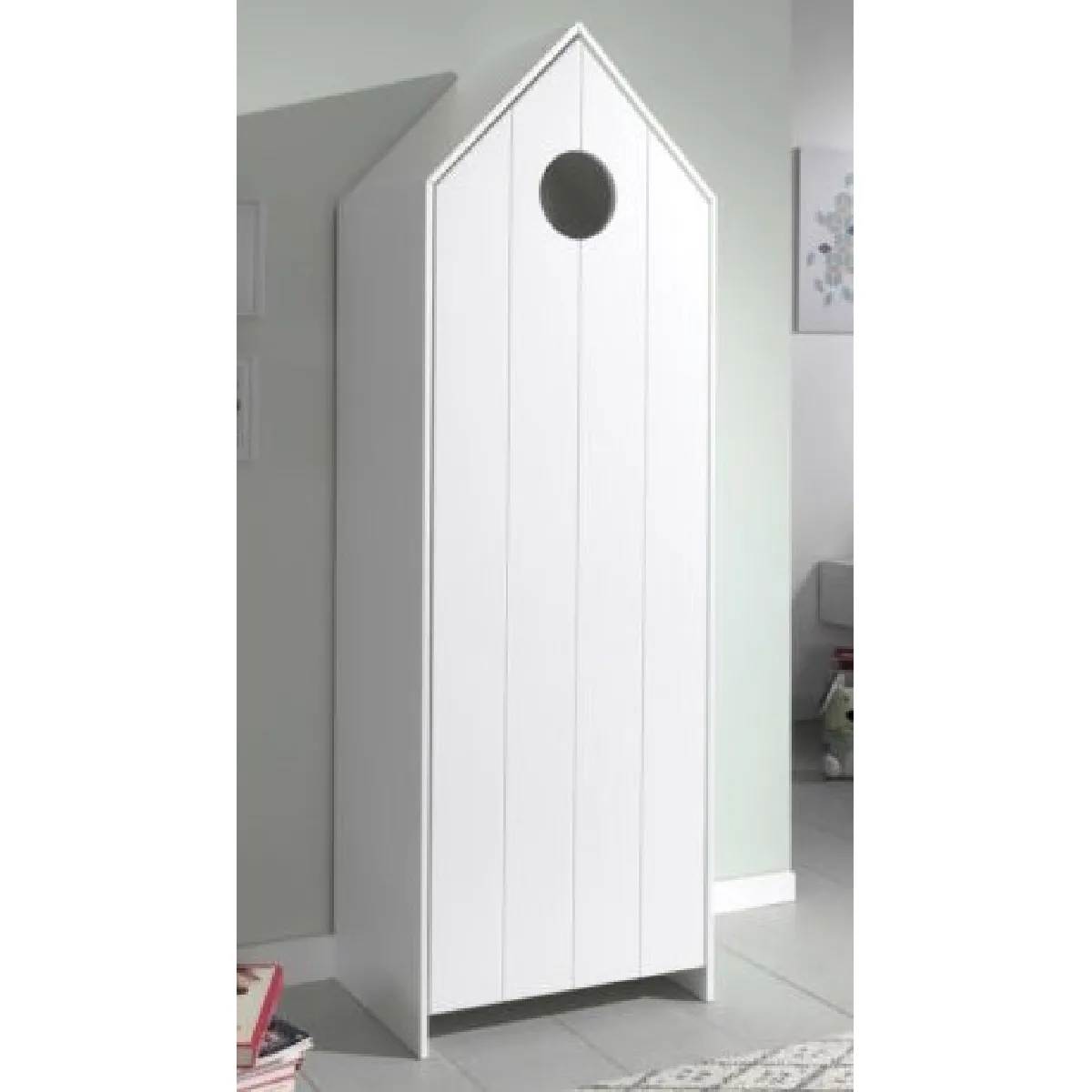 VIPACK CASAMI Armoire 1 porte - Blanc