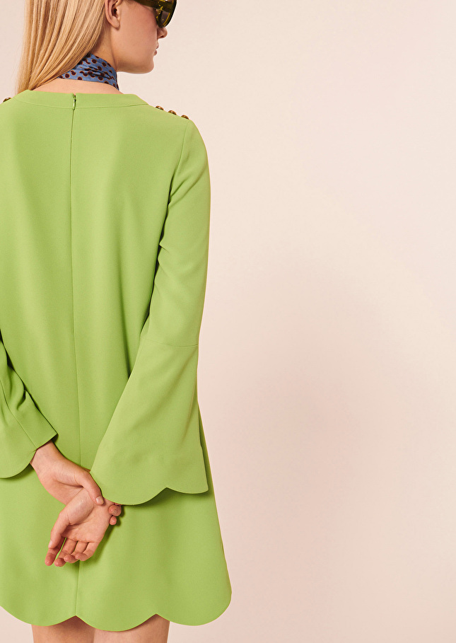 Robe Ruodanaverte en crêpe