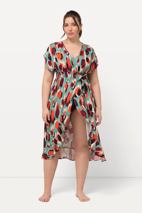 Kaftan, Fleckenmuster, Bindeband, Halbarm
