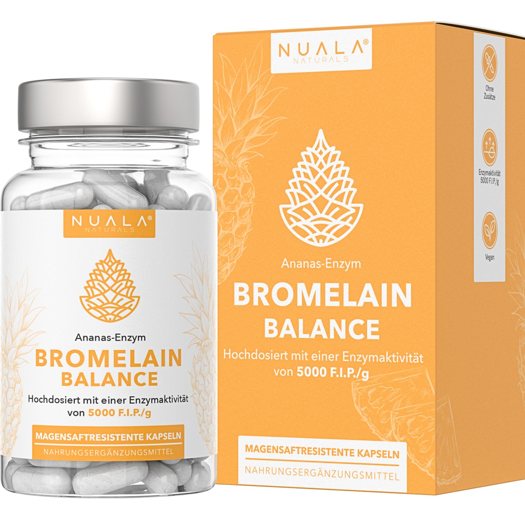 Nuala Naturals® - BROMELAIN BALANCE 5000 F.I.P.