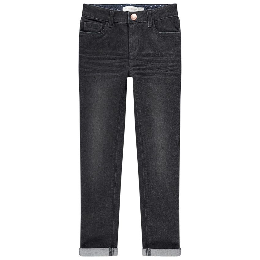 Jeans skinny effet crinkle - Noir