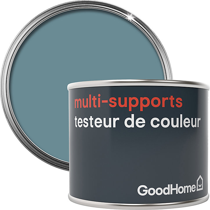 Testeur peinture de rénovation multi-supports GoodHome gris St Tropez satin 70ml