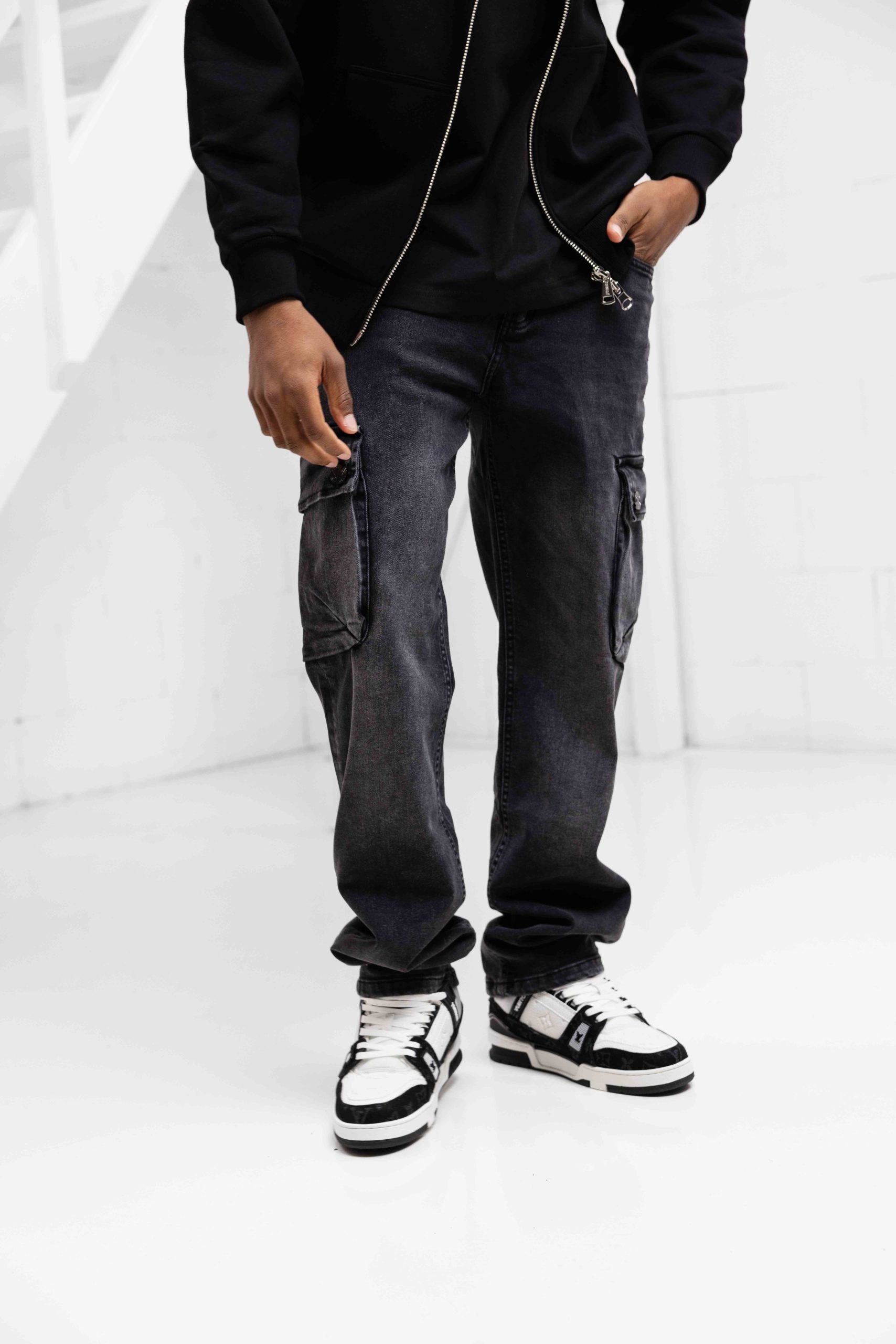 XPLCT Cargo Broek Heren Donkergrijs