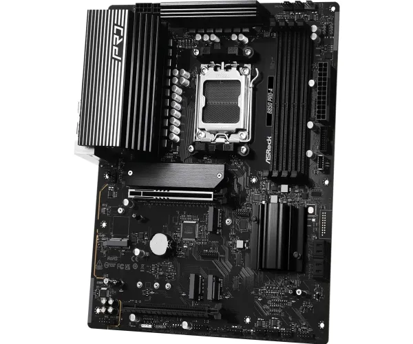 ASRock B850 Pro-A - Bundkort - ATX - Socket AM5 - AMD B850 Chipset - USB-C 3.2 Gen 2x2, USB-C 3.2 Gen 1, USB 3.2 Gen 1, USB-C 3.2 Gen2 - 2.5 Gigabit LAN - onboard grafik (CPU påkrævet) - HD Audio (8-kanaler)