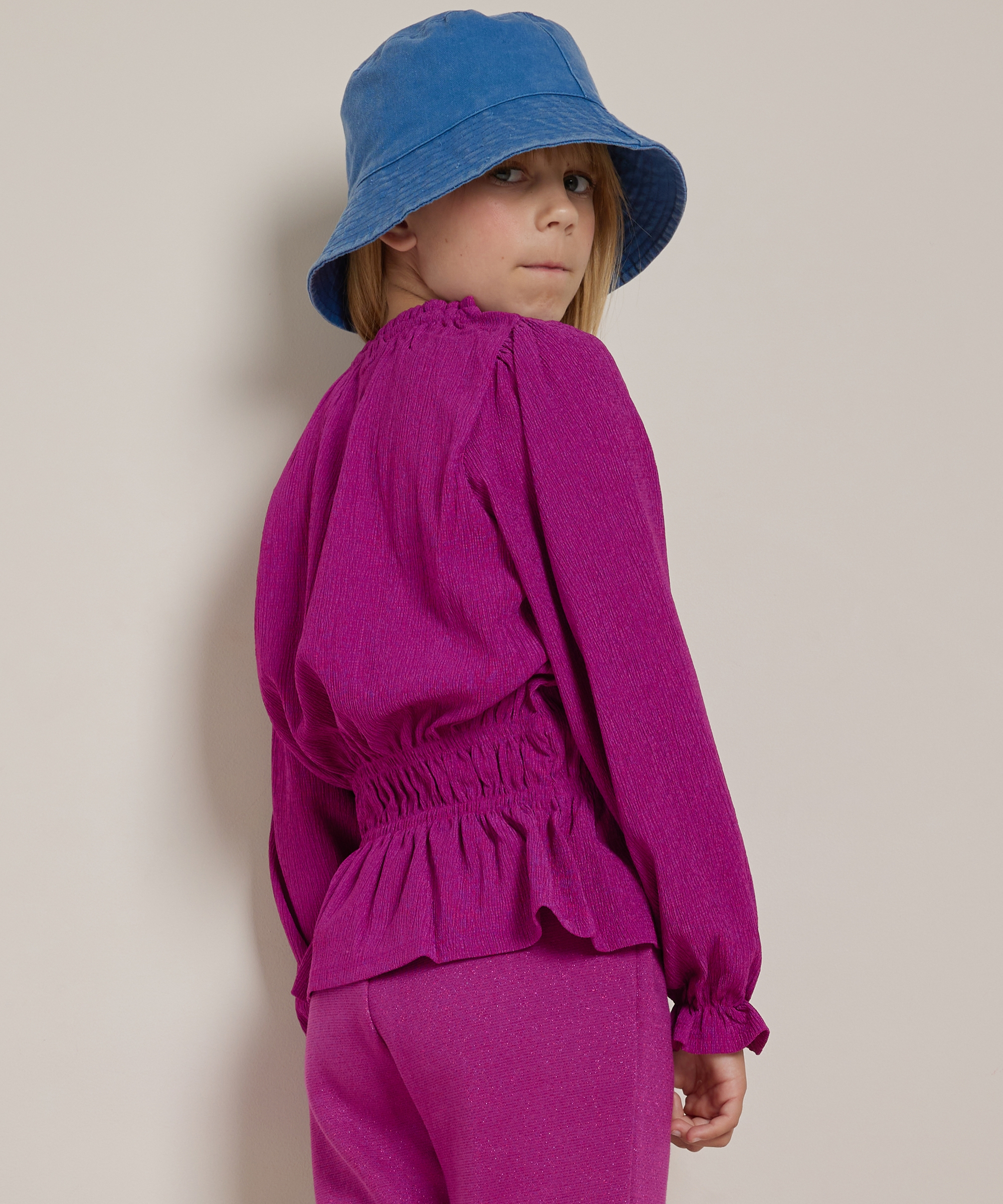 top met elastische taille