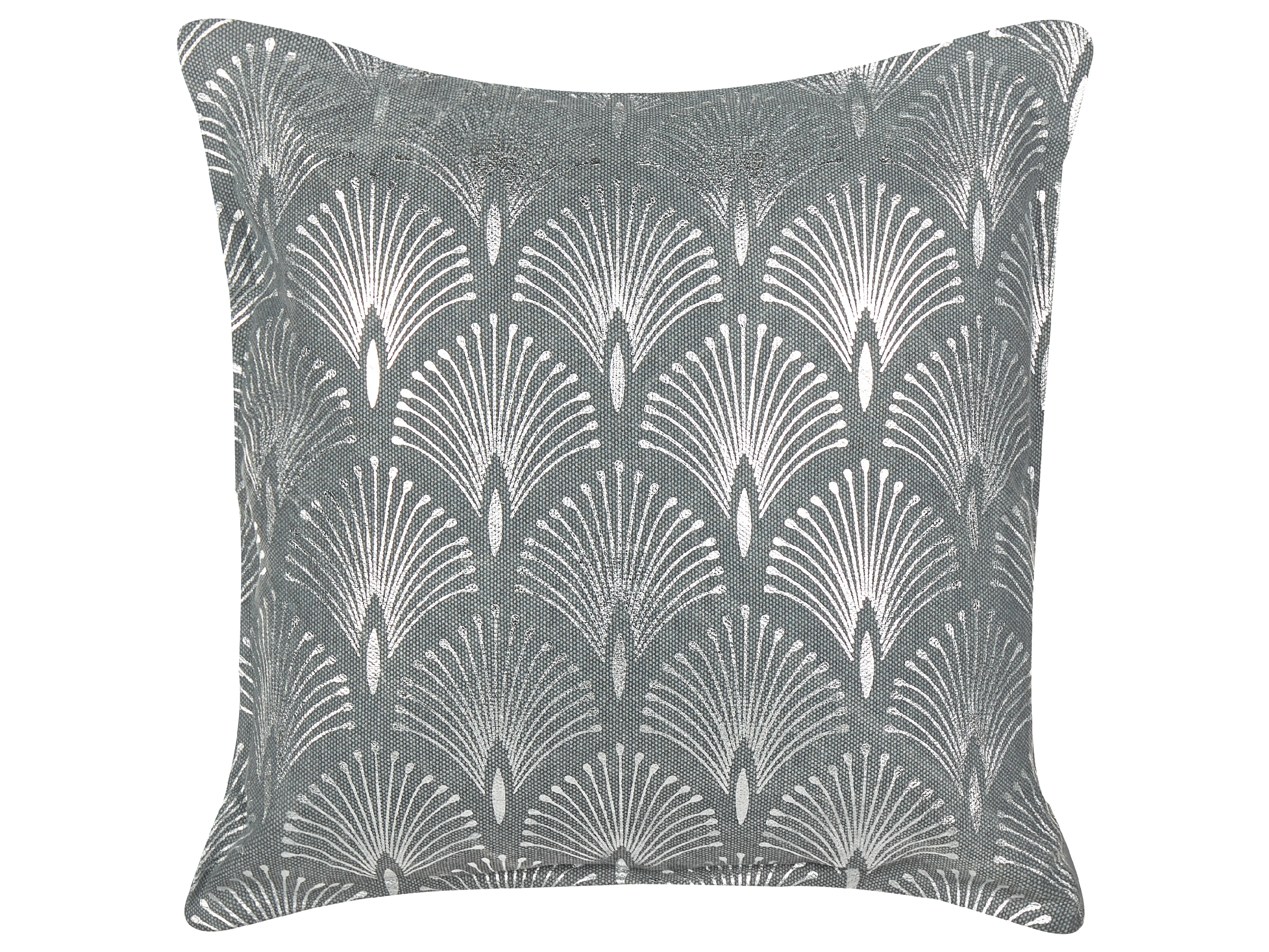 Set van 2 sierkussens HOYA Katoen 45 x 45 cm Grijs geometrisch patroon