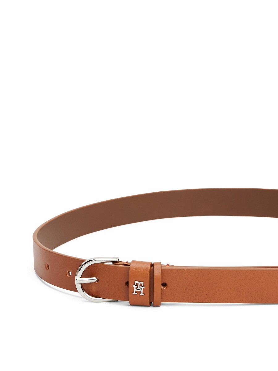 TOMMY HILFIGER<br>Cinto de couro sem esforço de 2,5 cm