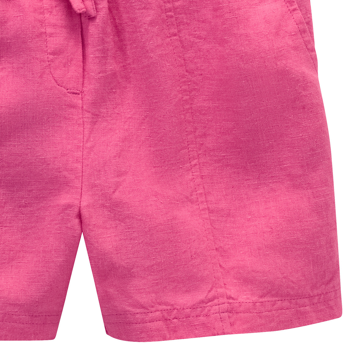 Jonas Nielsen Mädchen Leinen-Shorts mit Tunnelzug pink