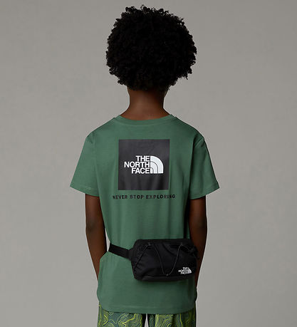 The North Face T-Shirt - Box - Ente Green m. Print