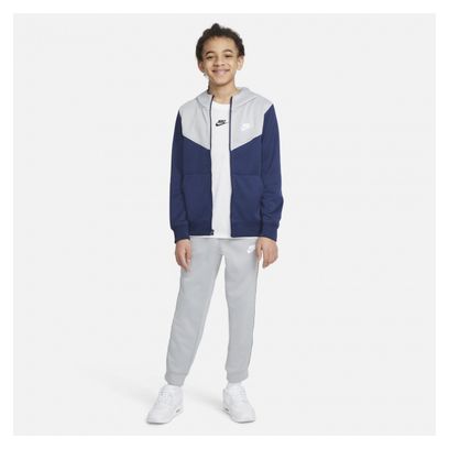 Veste Enfant Nike Sportswear Repeat Bleu Gris