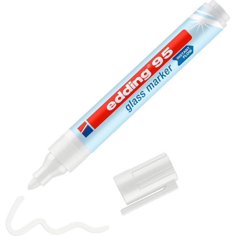 Marqueur effaçable Edding 95 pointe ogive 1,5 à 3 mm