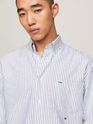 Camisa Oxford Premium Ithaca Stripe Regular Fit