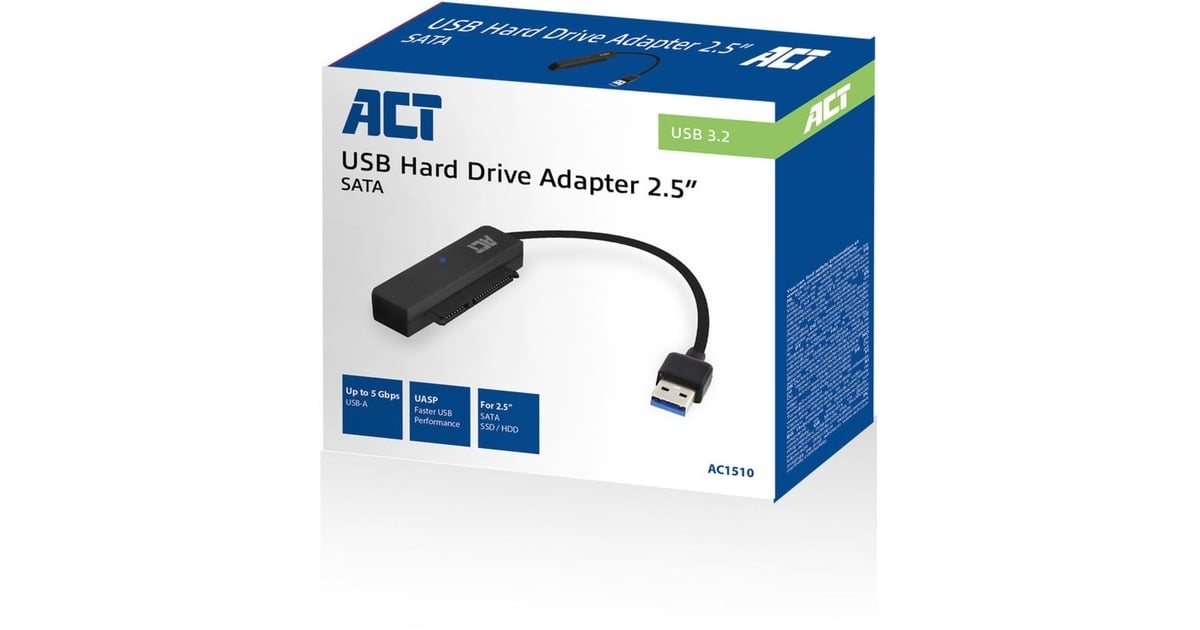 ACT ConnectivityUSB adapterkabel naar 2,5