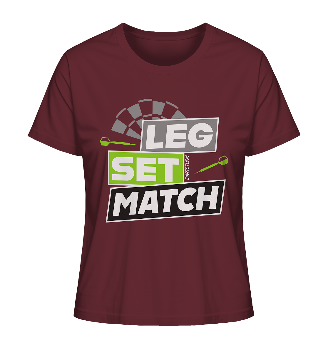 DartSturm - Leg Set Match - Ladies Organic Shirt