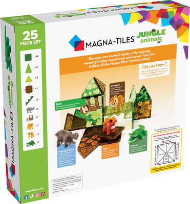 MAGNA-TILES Jungeldyr Byggesett 25 Deler