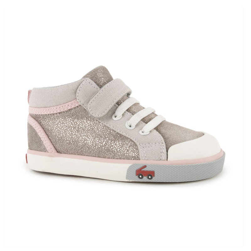 See Kai Run See Kai Run SKR Peyton Beige Metallic Leather