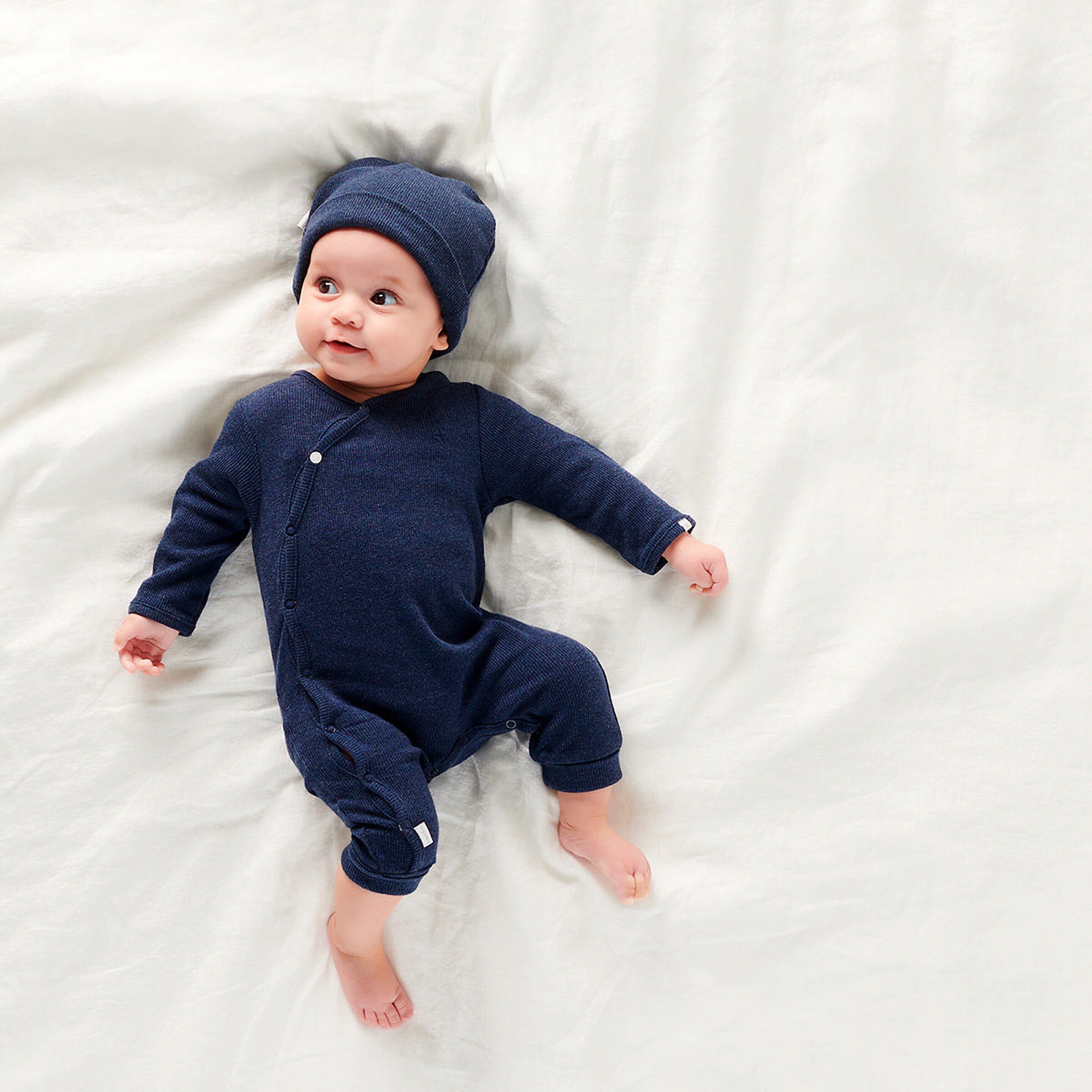 Noppies Baby Mütze Nevel Navy Melange