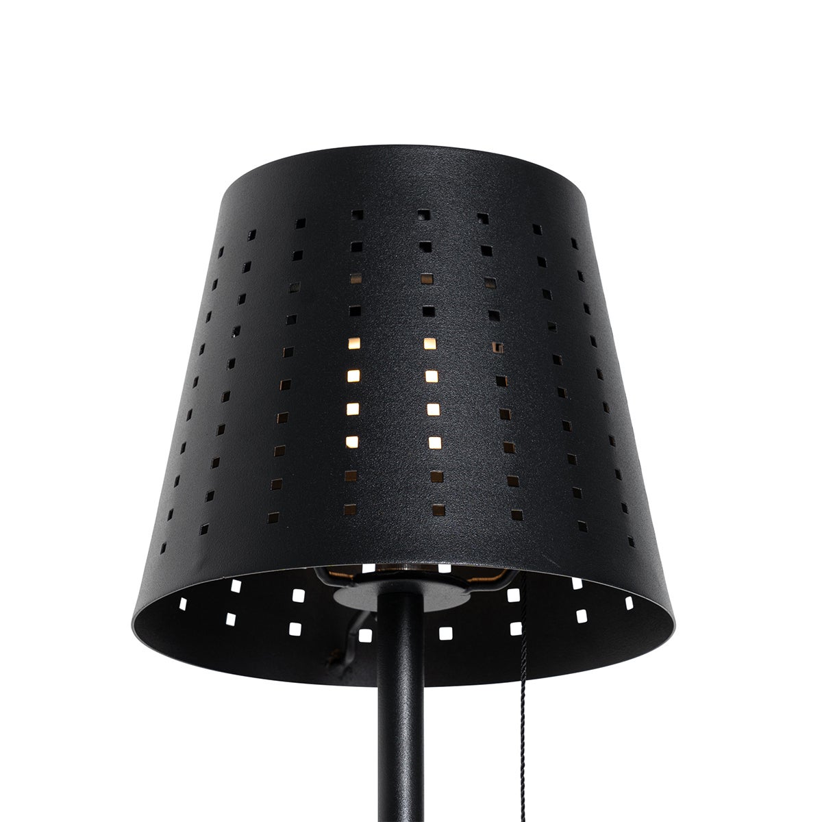 Buiten staande lamp, zwart, inclusief 3-traps dimbare LED, op zonne-energie - Ferre