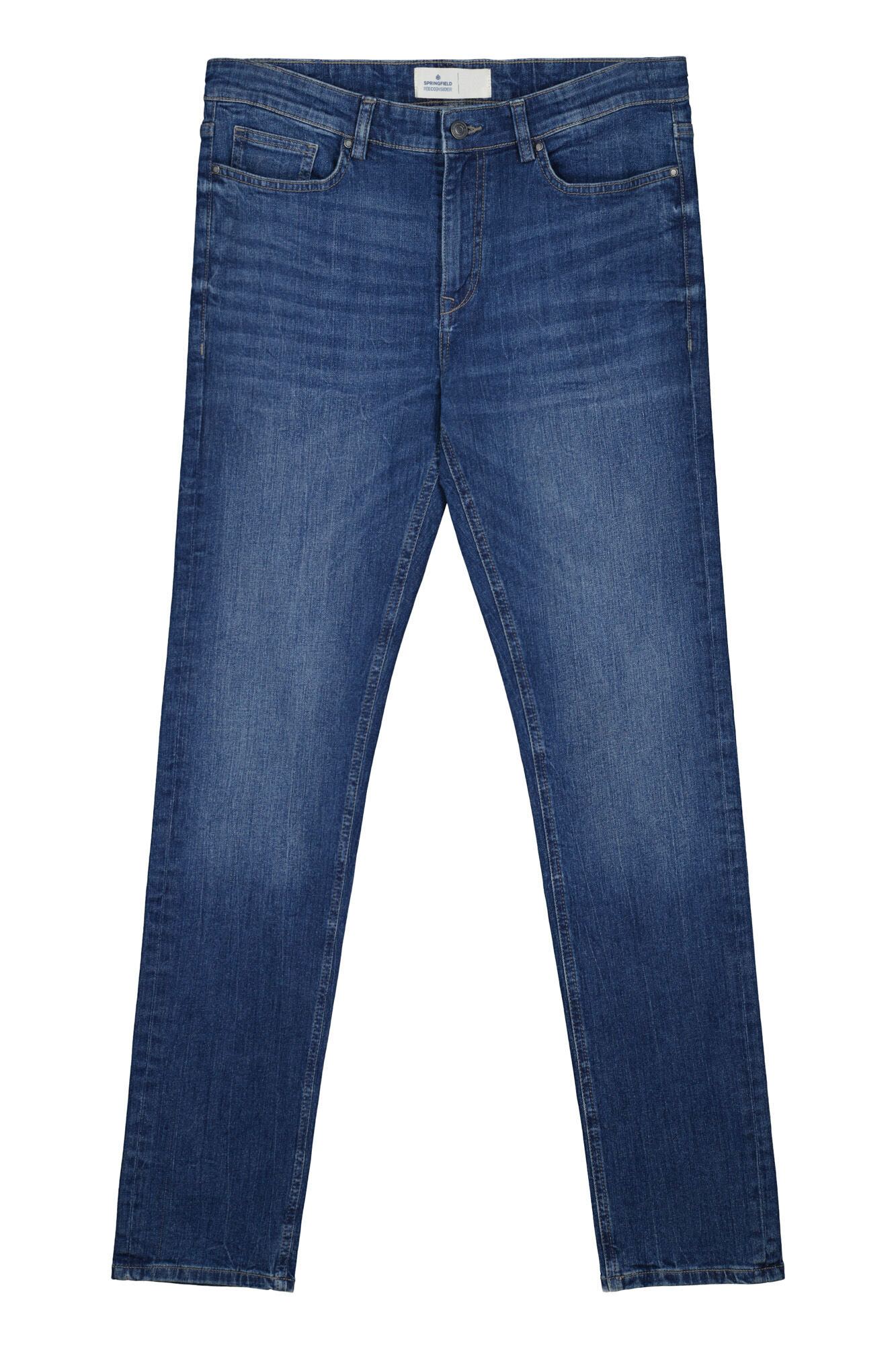 calça jeans skinny de lavagem clara
