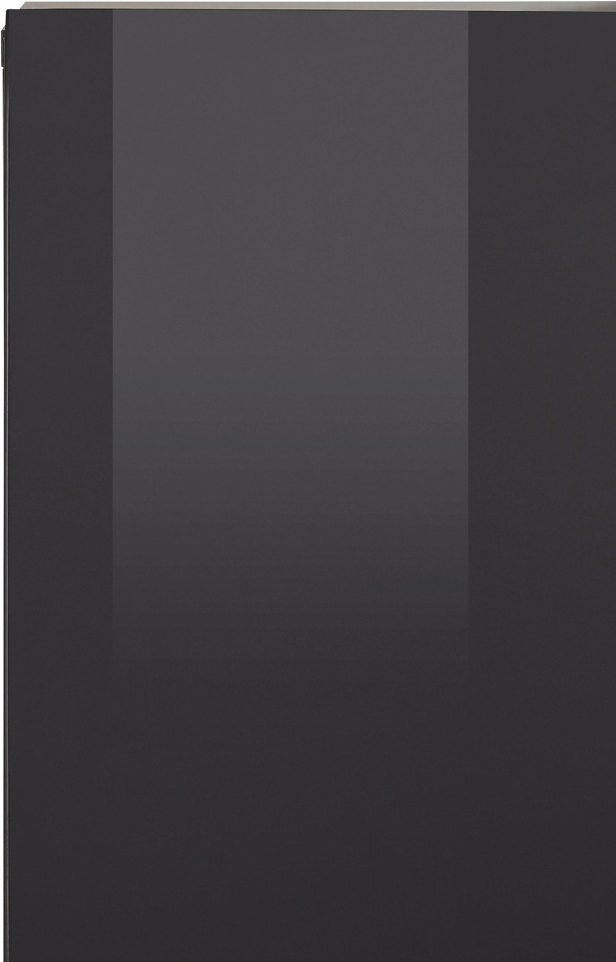 INOSIGN Highboard »Toledo,Breite 147,5cm,trendige Hochkommode mit 3Türen und Schublade« Hochschrank mit Glas-Partien,stylische Hochglanzfronten
