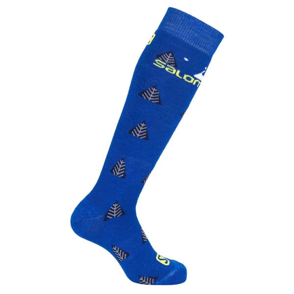 Chaussette de ski SALOMON SALOMON TEAM JR 2-PACK NAUTICAL BLUE/ SULPHUR SPR 19 NAUTICAL BLUE/ SULPHUR SPR
