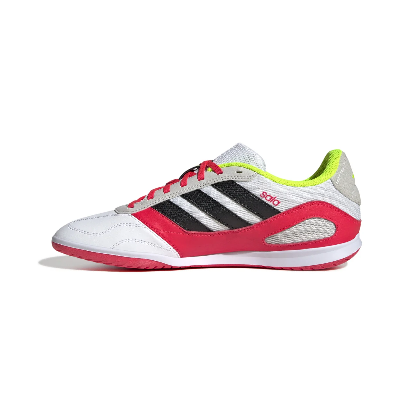 Adidas Super Sala III Zaalvoetbalschoenen (IN) Wit Rood Grijs Geel