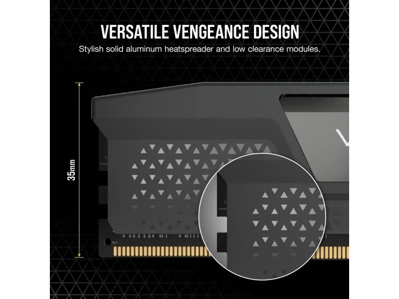 CORSAIR Vengeance - DDR5 - sæt - 96 GB: 2 x 48 GB - DIMM 288-PIN - 6000 MT/s / PC5-48000 - CL30 - 1.4 V - grey