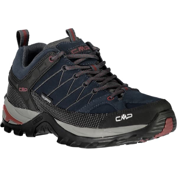 Chaussure de randonnée basse CMP RIGEL LOW WP ASPHALT RED SYRAH