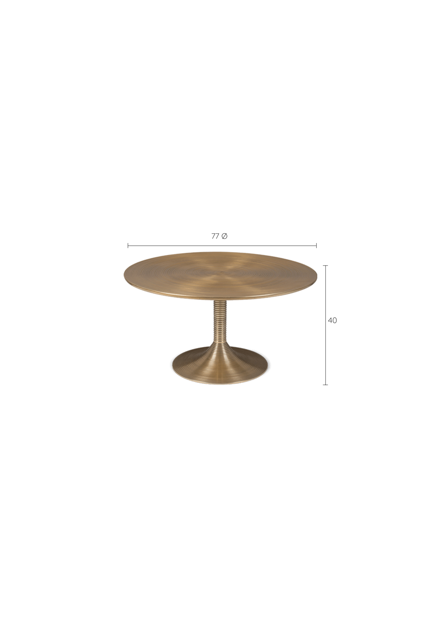 Salontafel Hypnotising rond