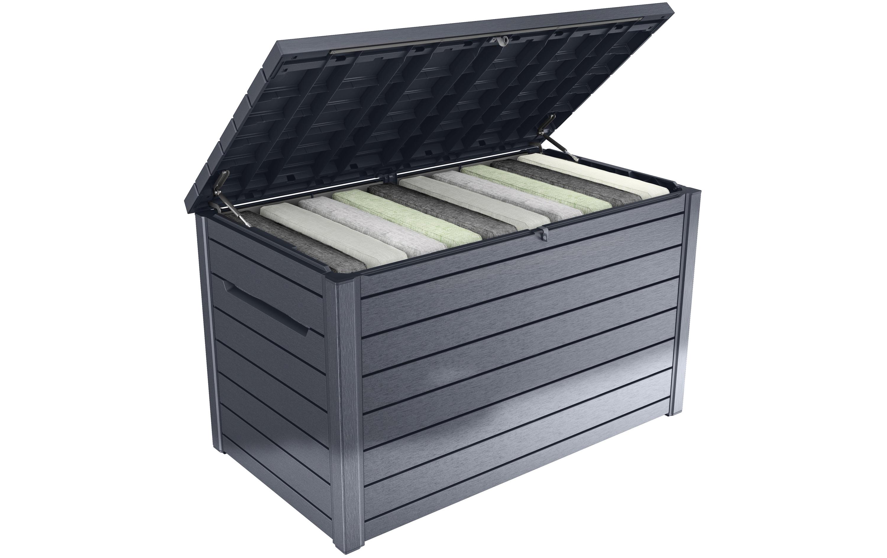 Gartenbox Ontario, Graphit<br>Outdoor-Aufbewahrungsbox 870 l