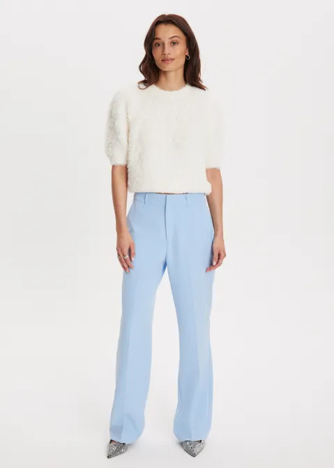 Wijde pantalon blauw (BLW.L)