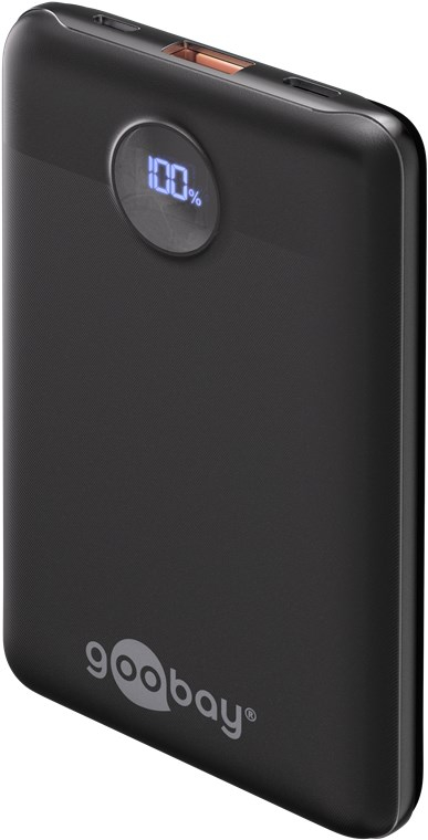 (22.5W) 10000mAh USB A / USB C Powerbank Power Delivery Ladegerät (65868) - Schwarz