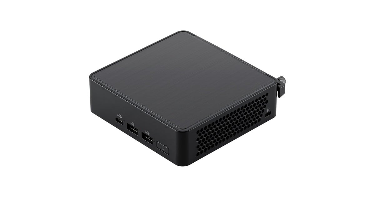 ASUSNUC 14 Pro Slim Kit RNUC14RVKU500002I barebone  (Zwart | Core Ultra 5 125H | Arc Graphics)