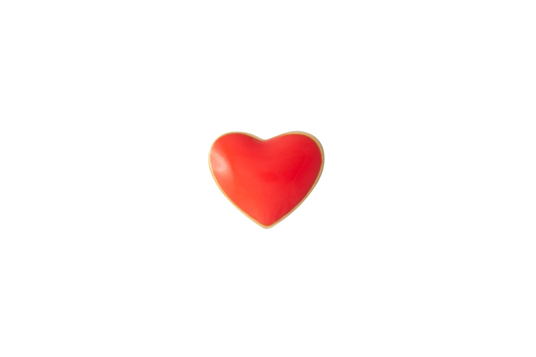 LULU Copenhagen  Love u, red ørering - Forgyldt, 1 stk.