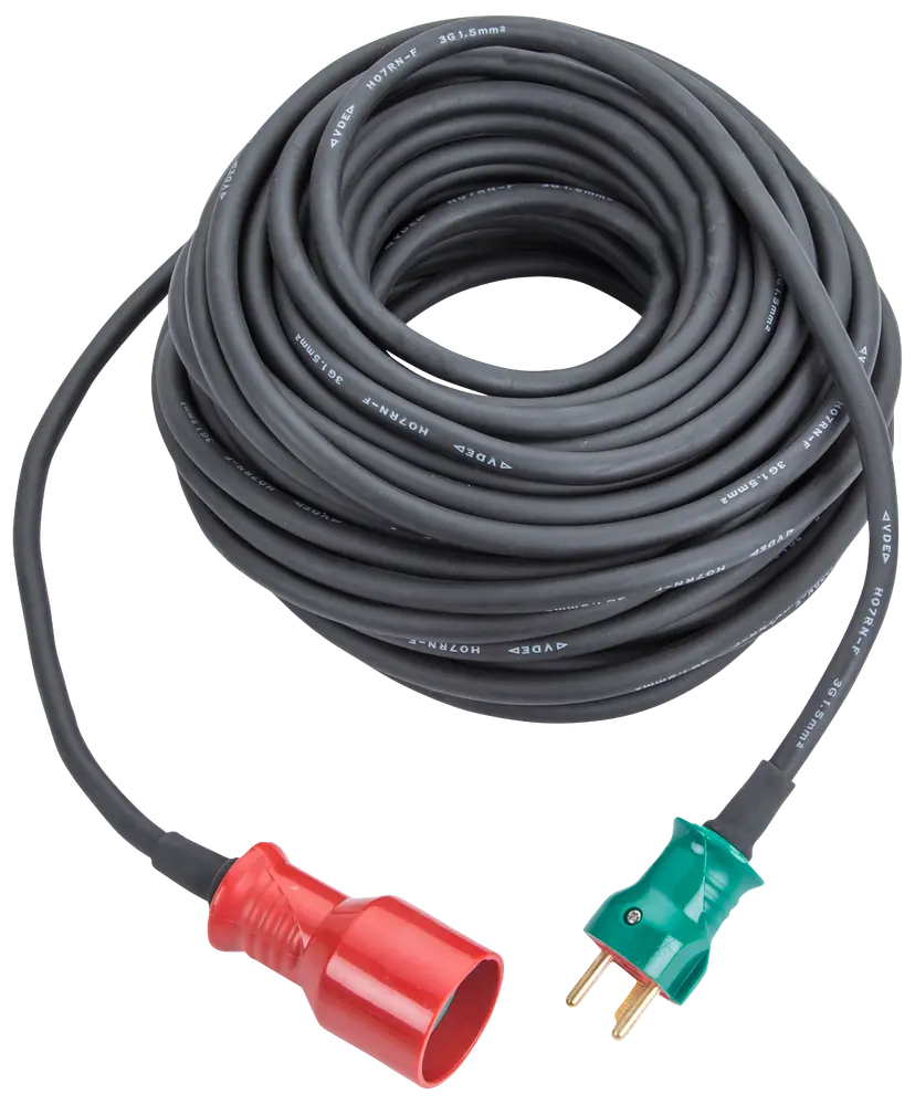 Forlængerkabel 3G 1,5 mm²