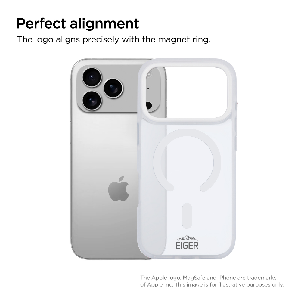 iPhone 17 Pro MagSafe Blizzard Case GRS Schutzhülle aus Recycelten Materialien (EGCA00910) - Weiss