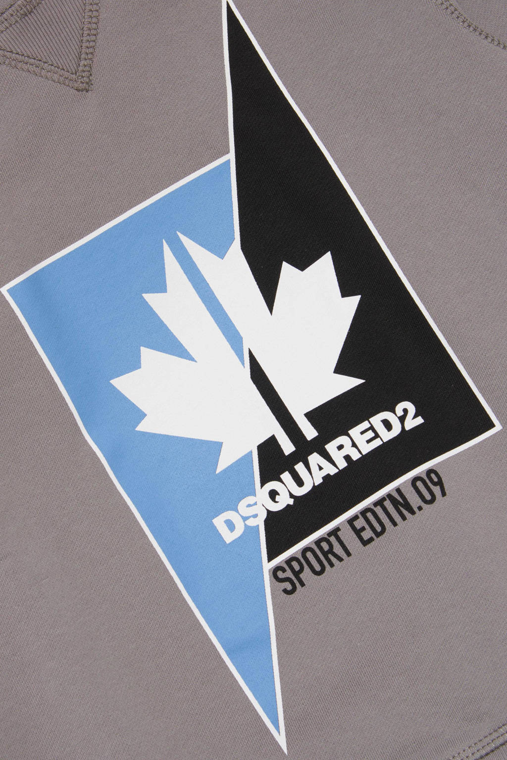 Dsquared2 sweater FELPA met printopdruk grijs