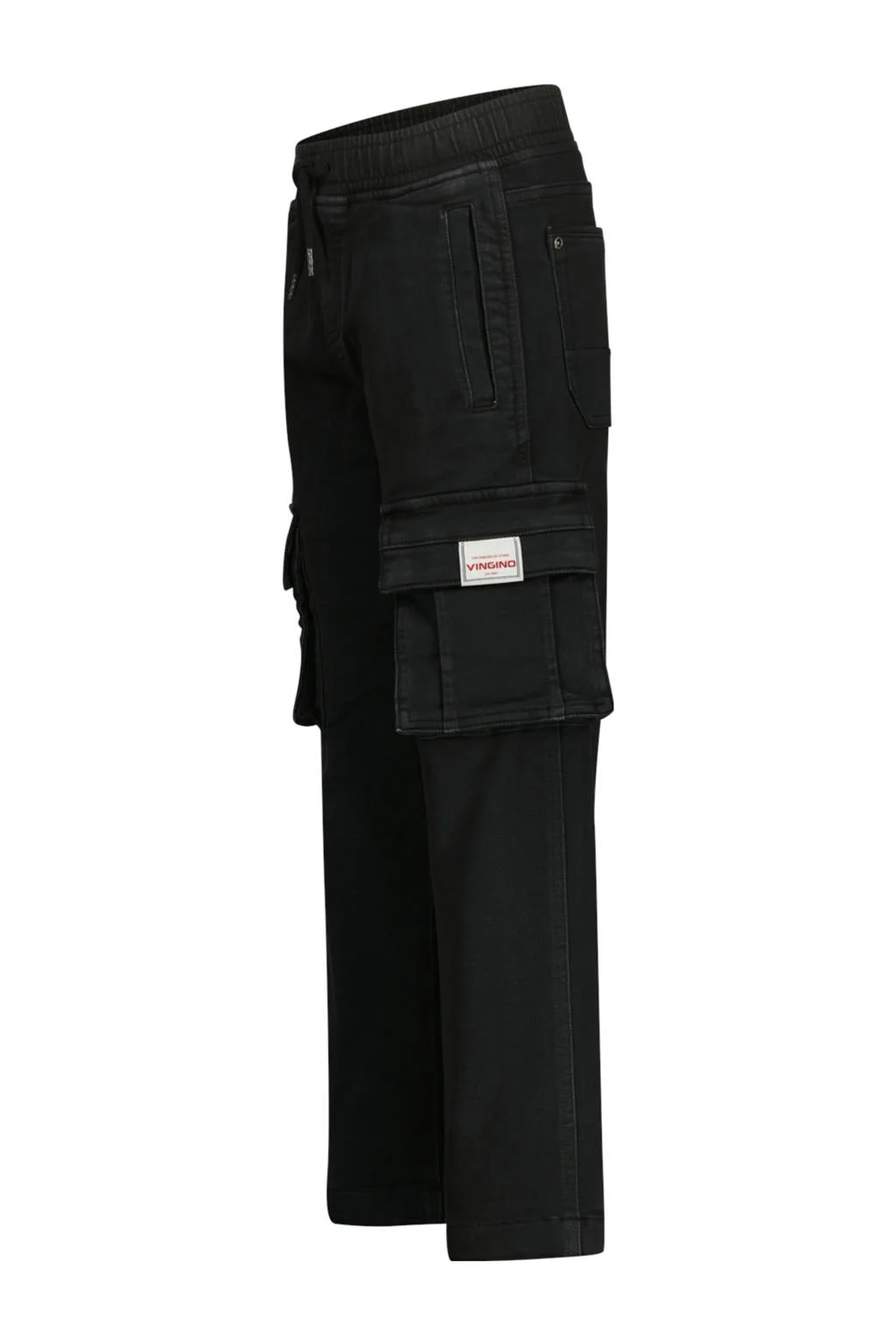 Vingino denim loose casual broek black denim