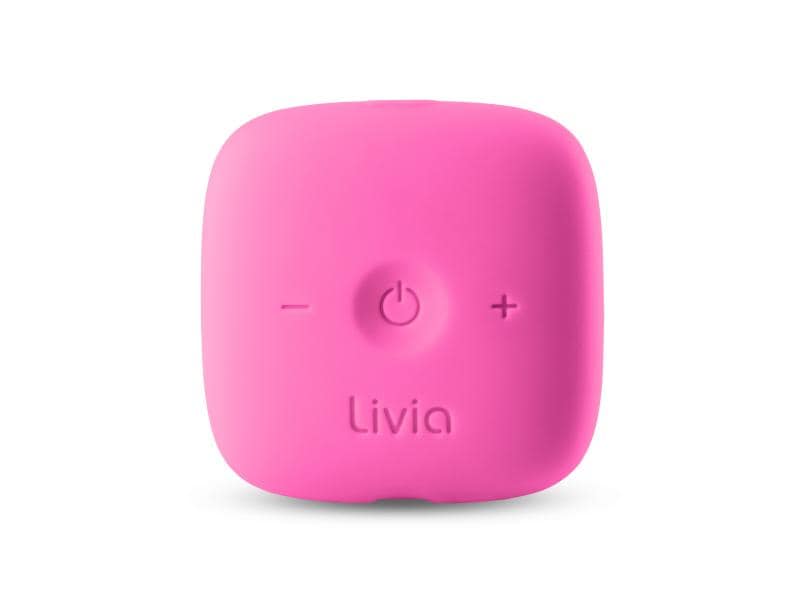 Livia Lösung für Menstruationsbeschwerden Pink Elektrostimulationsgerät gegen Menstruationsbeschwerden