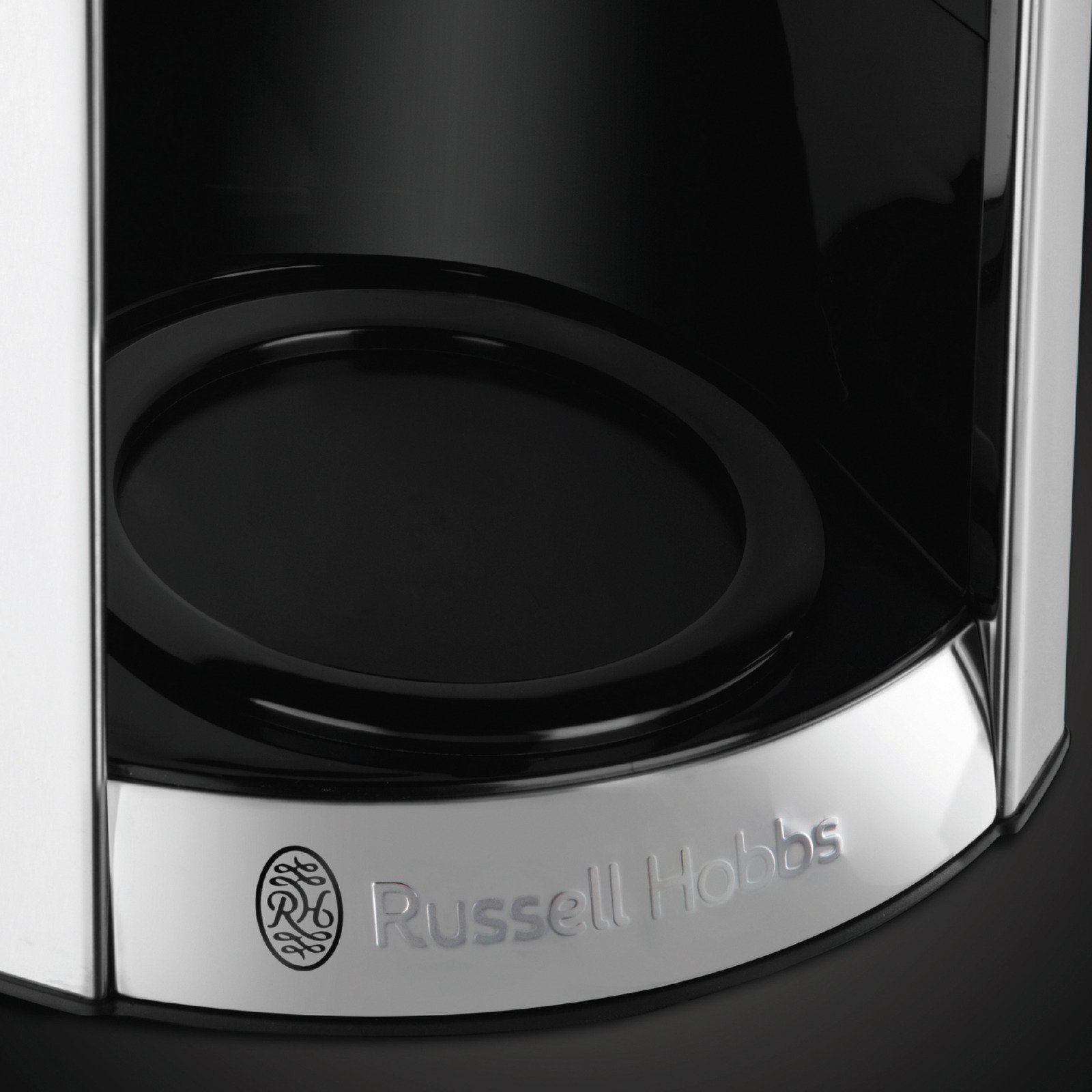 Russell Hobbs Luna Moonlight Grey Glas-Kaffeemaschine 23241-56
