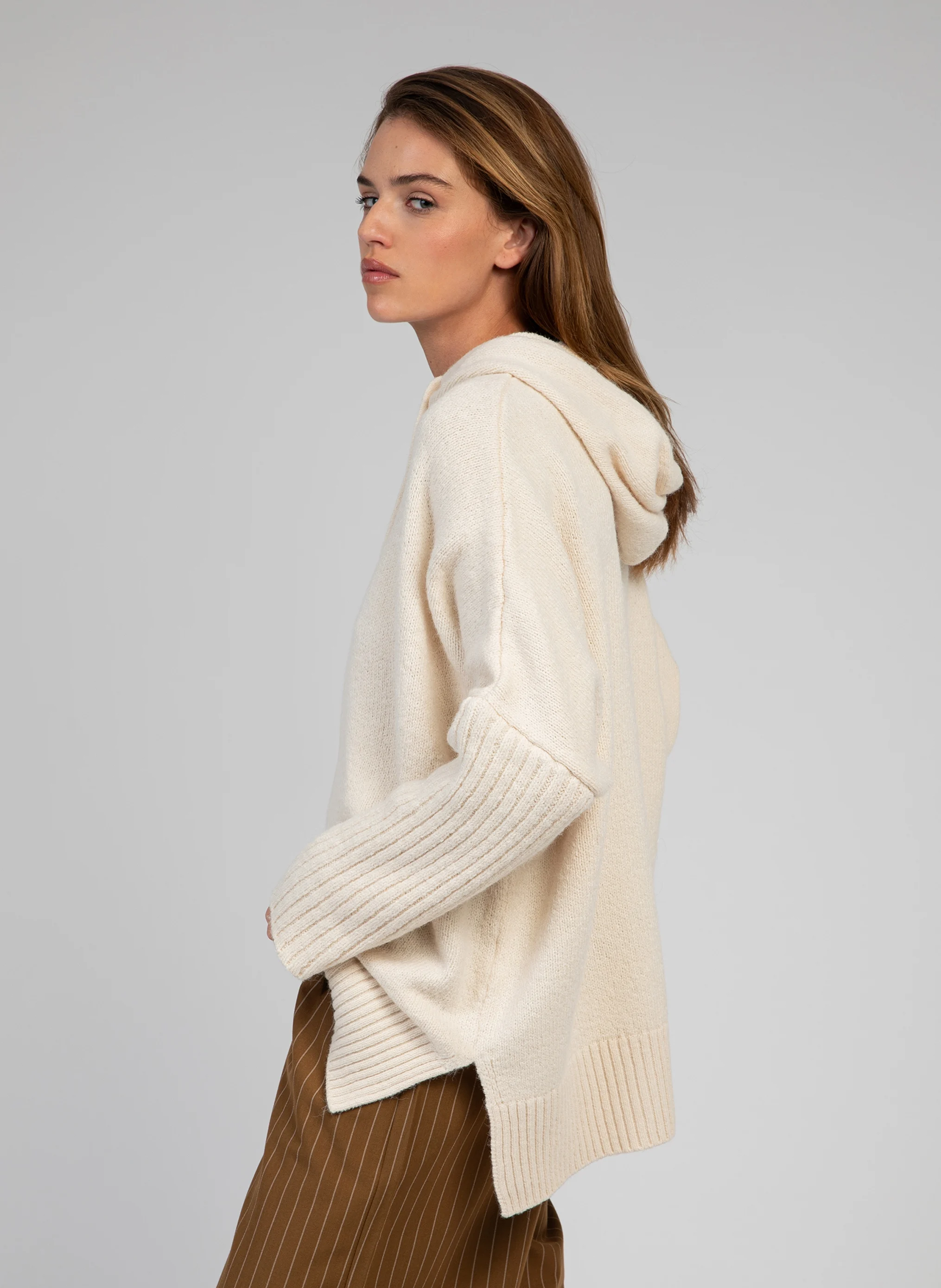 VICKA - Pull capuche | Blanc
