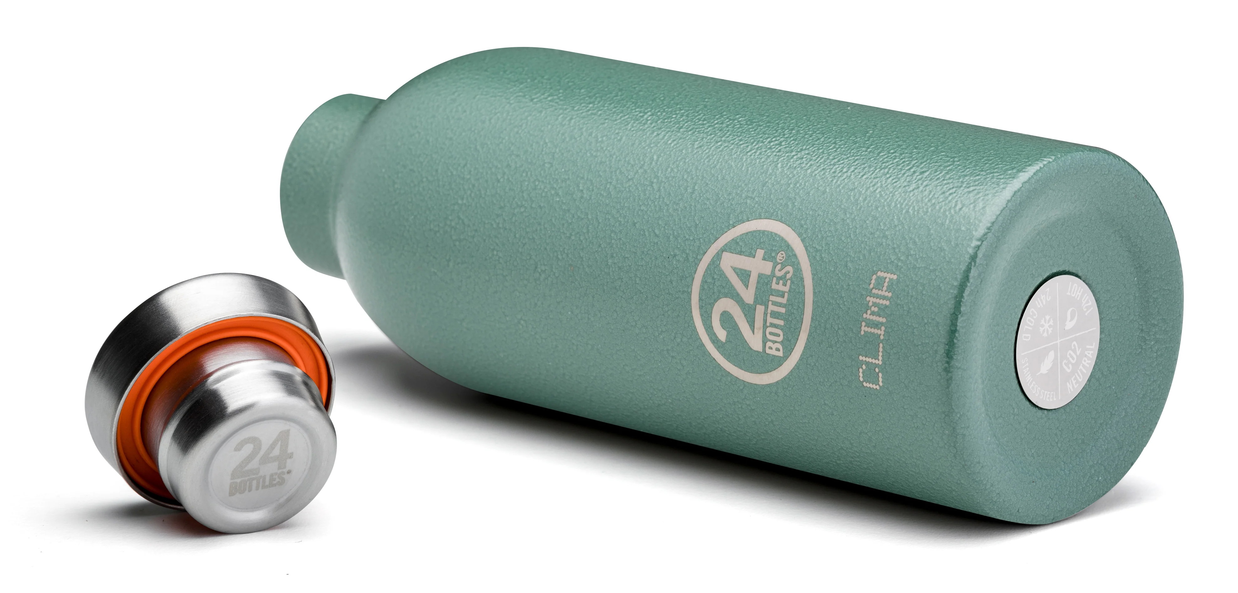 24Bottles  Clima flaske, Rustic moss green - 500 ml.